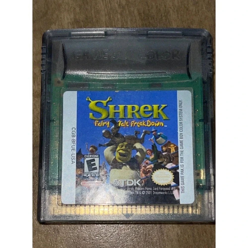 Shrek: Fairy Tale FreakDown (Nintendo Game Boy Color, 2001) Authentic, Tested